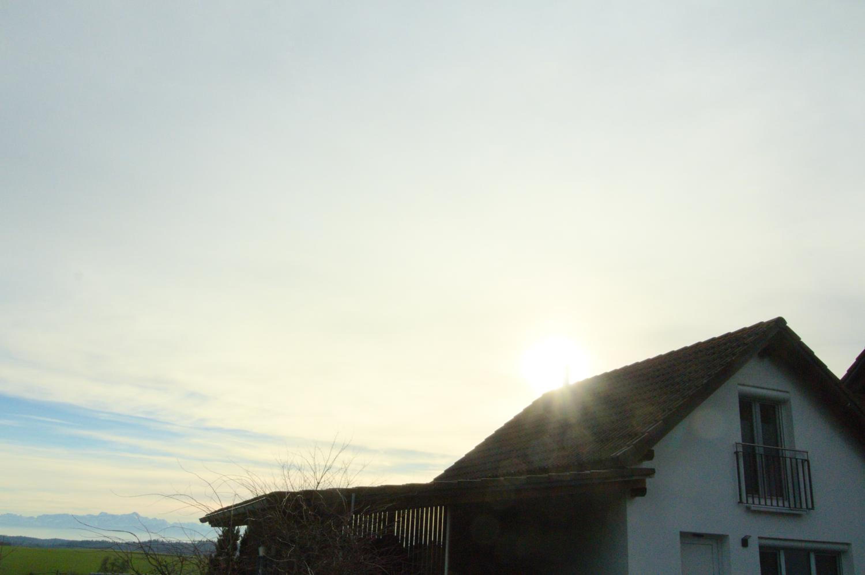 Ferienhaus mit Alpenpanorama