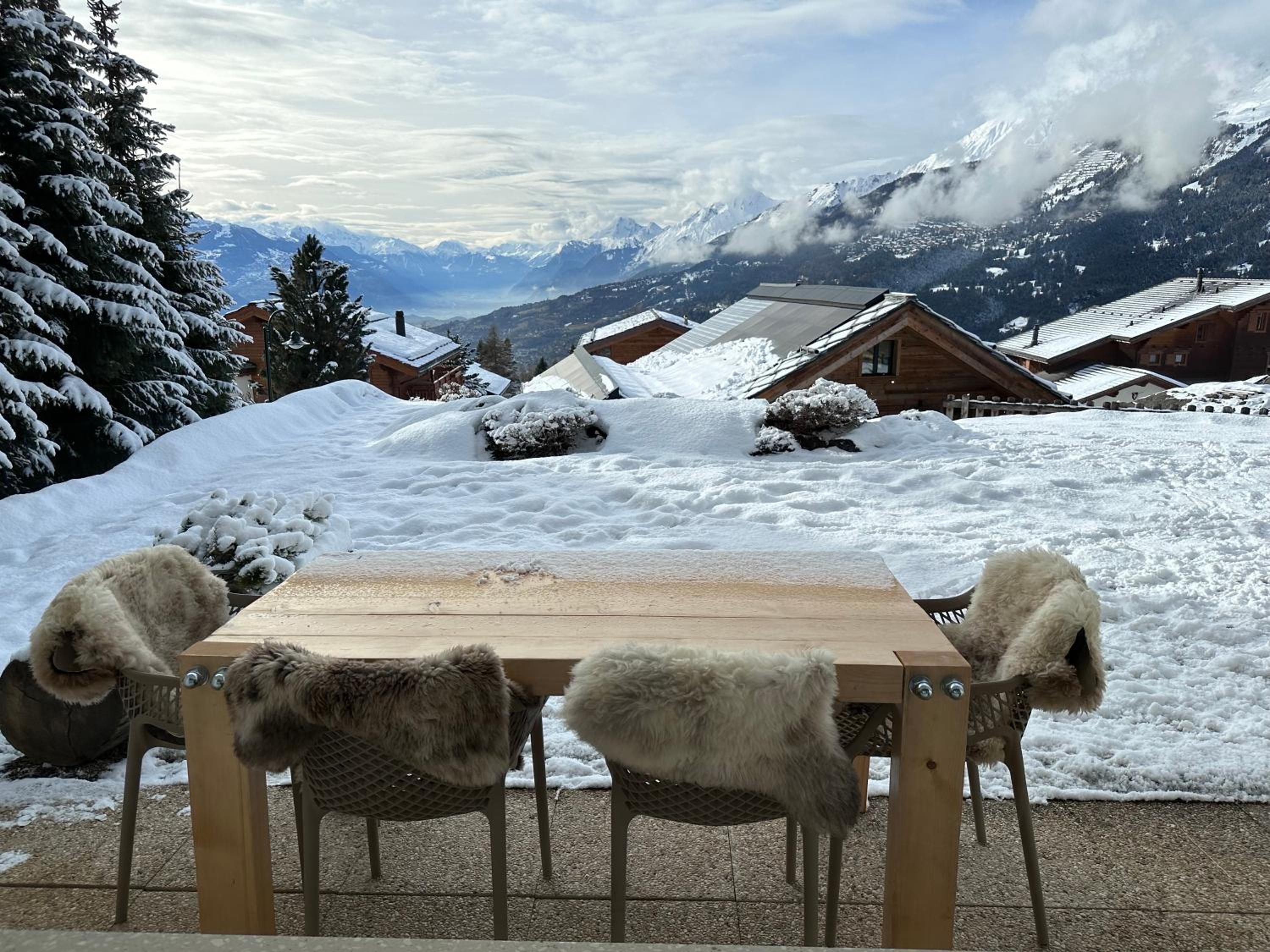 Best view Crans Montana -Swiss Alps