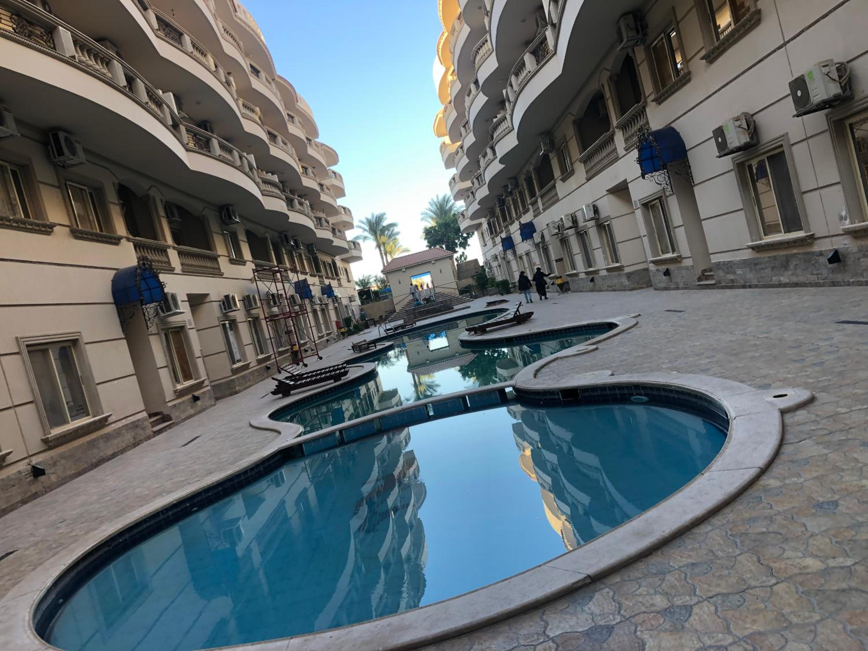 Furnished one bedroom part sea view with share swimming pool