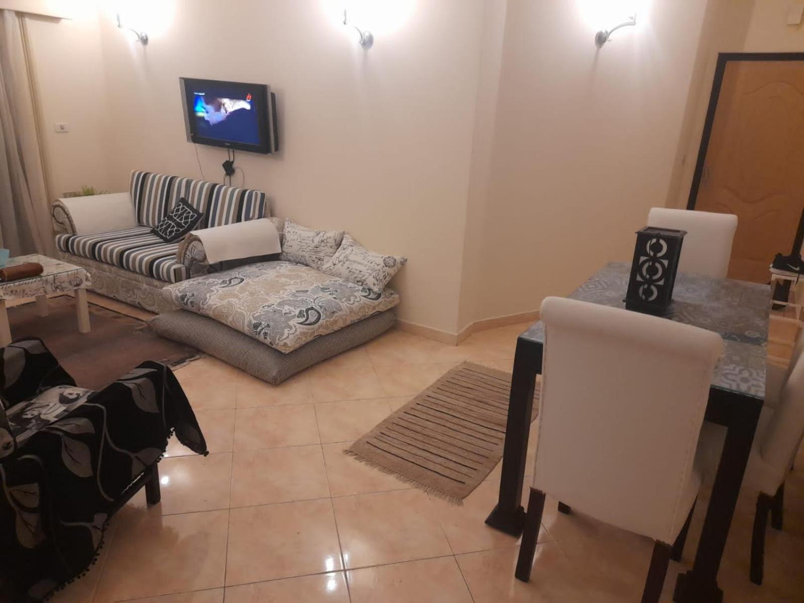 Furnished one bedroom part sea view with share swimming pool
