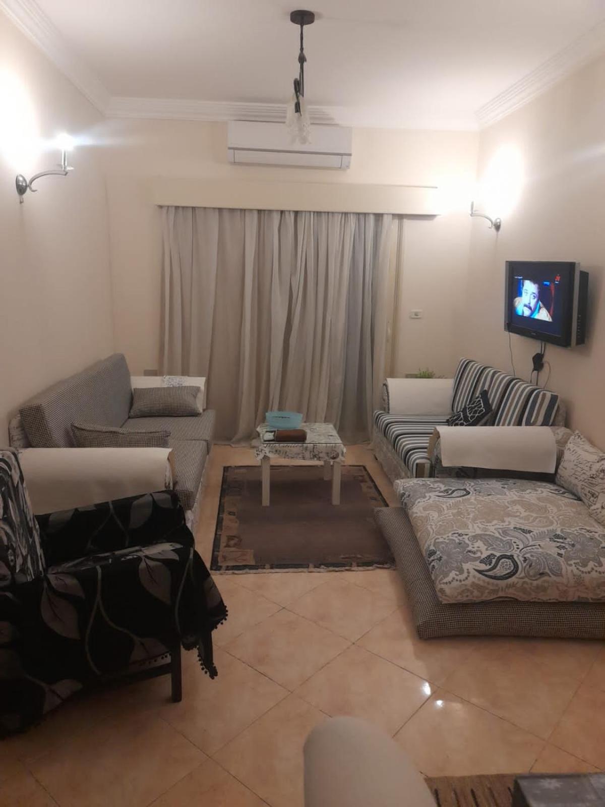 Furnished one bedroom part sea view with share swimming pool