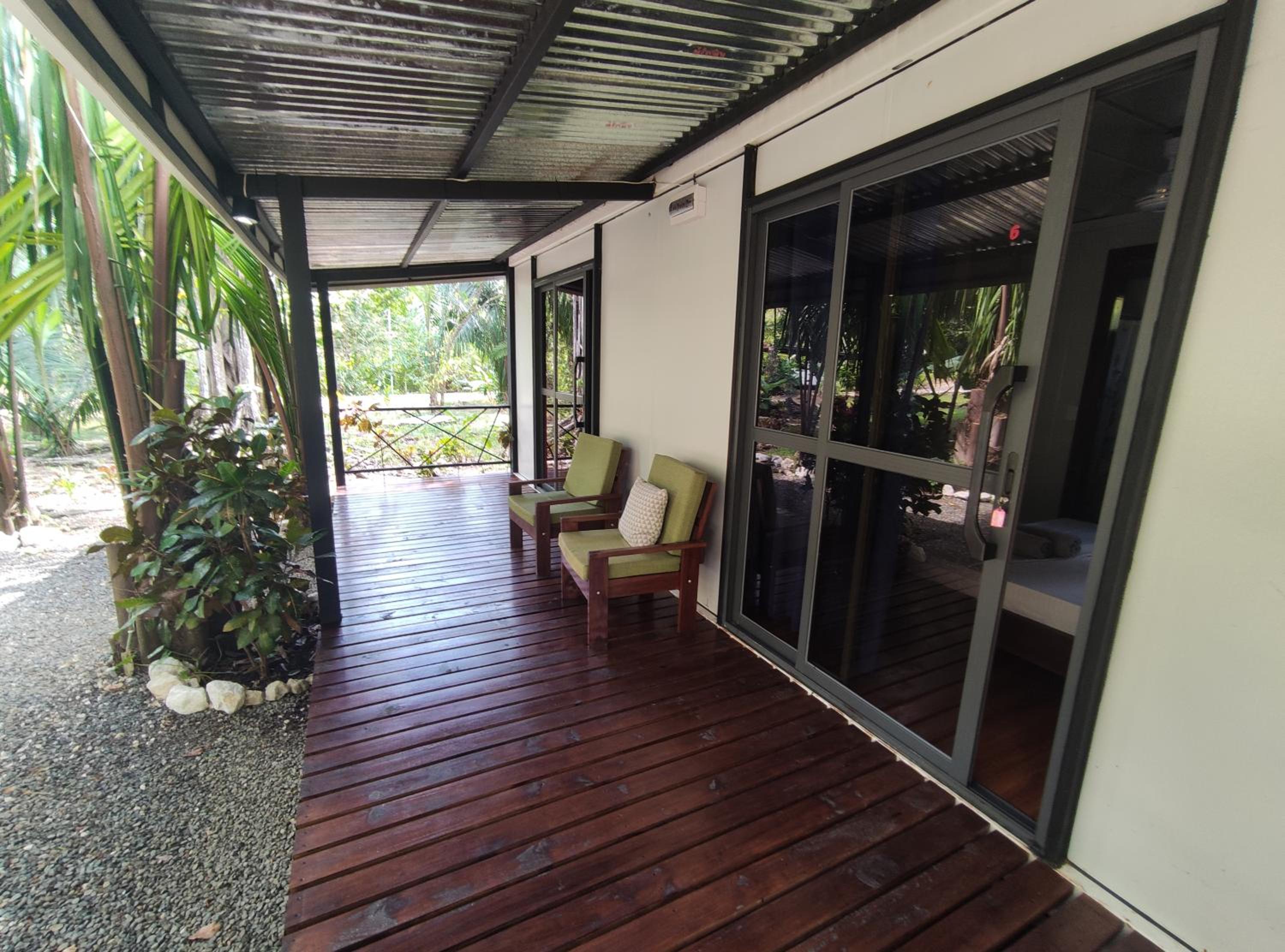 House in the palm forest