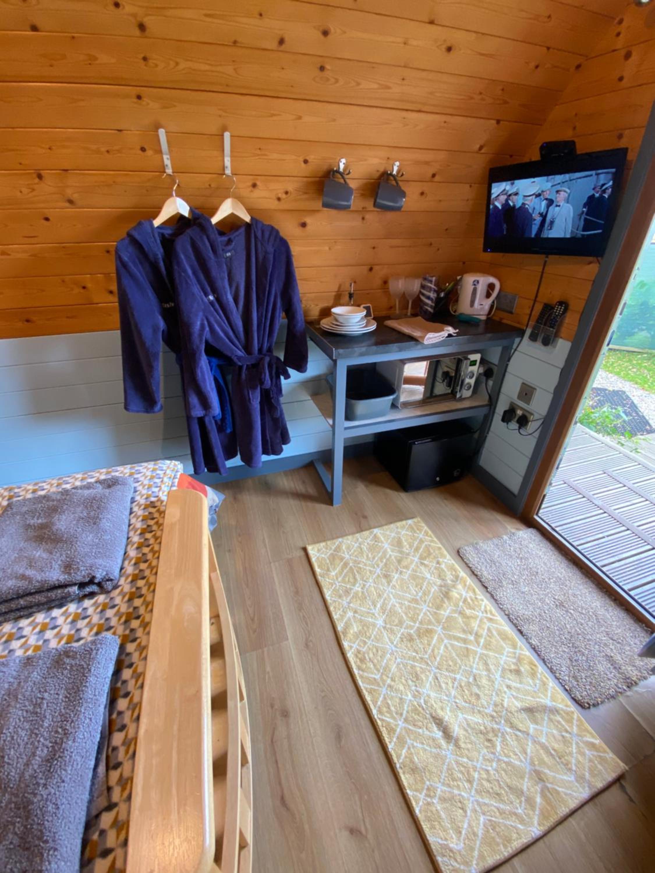 luxury pod with hot tub view 5