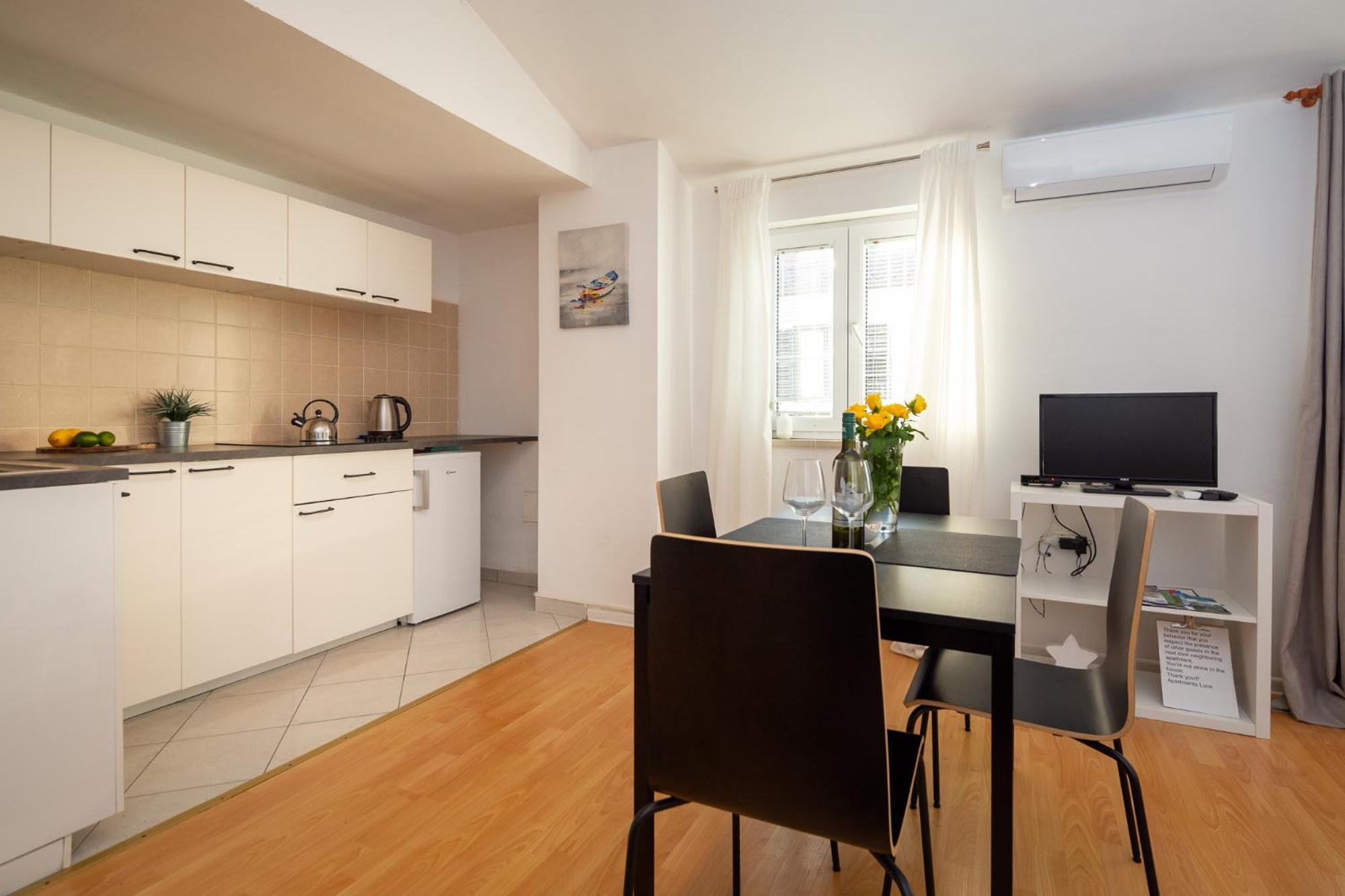 Apartments Luka free bikes view 2