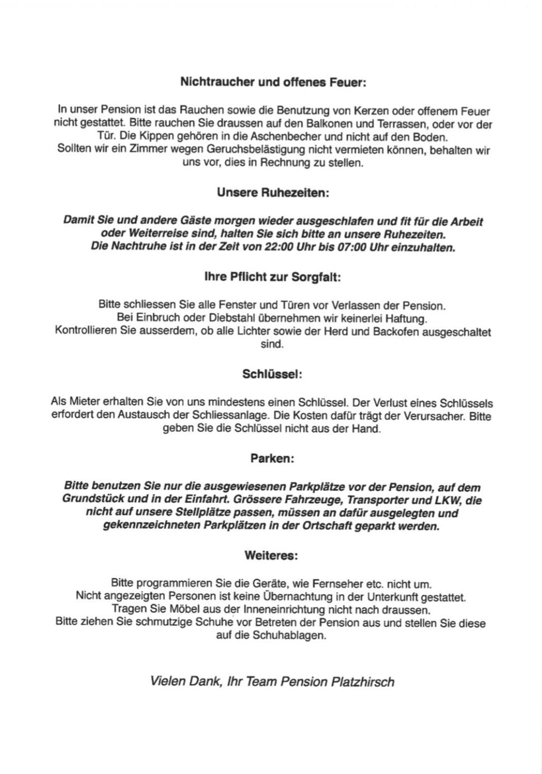 Pension Platzhirsch