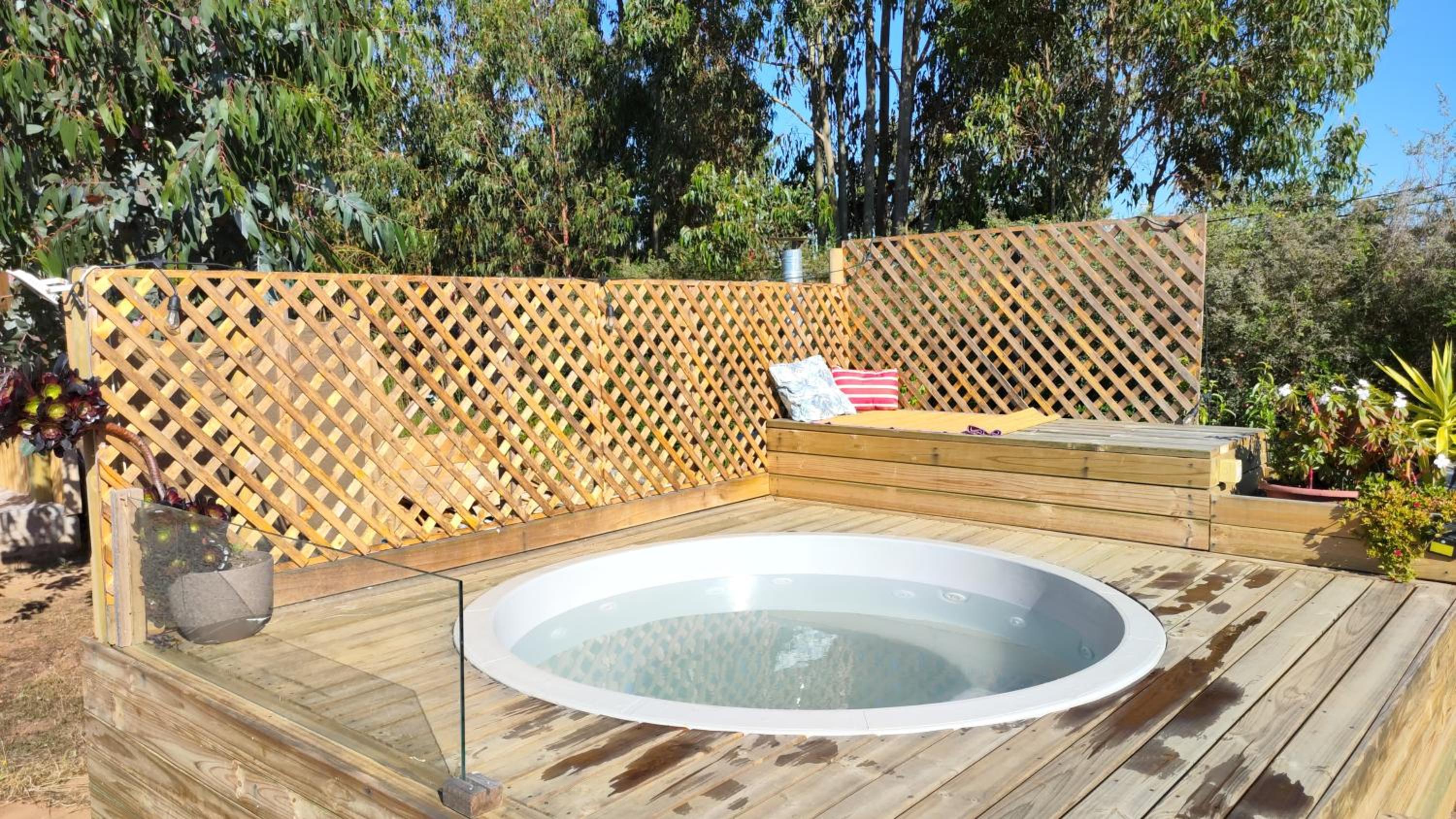 Cabaña 4-6 personas con piscina