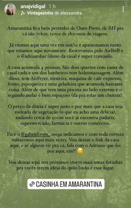 Casa completa próxima a Ouro Preto! Amarantina