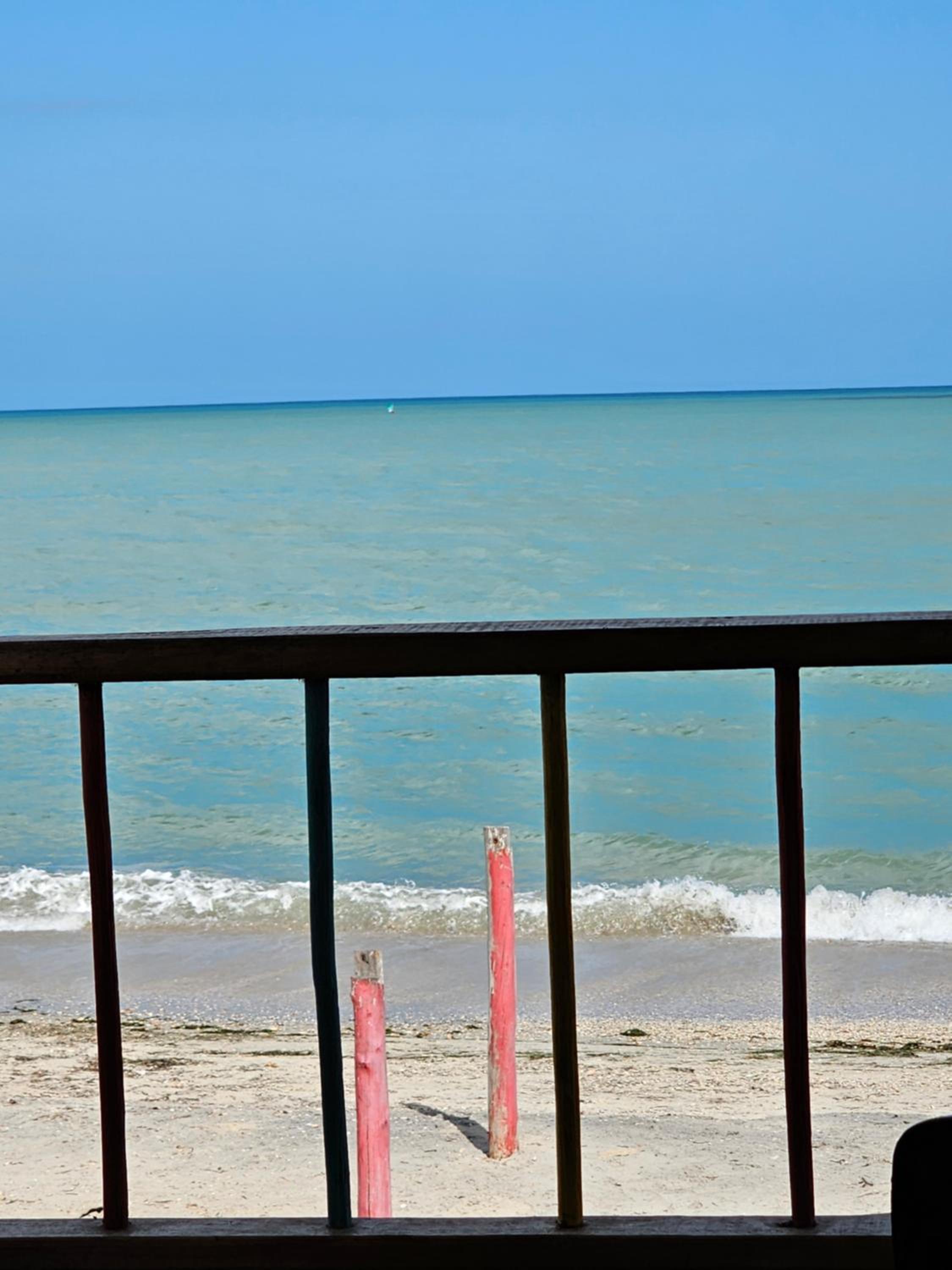 habitación frente al mar