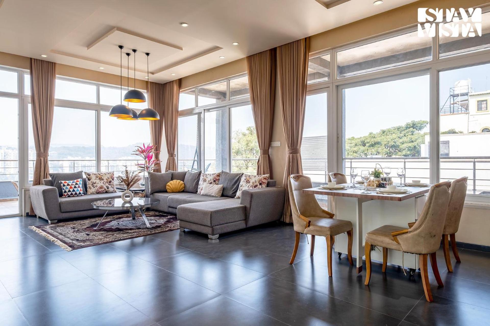 StayVista's Horizon Hues - Villa with Terrace Jacuzzi, Games & Theatre Room