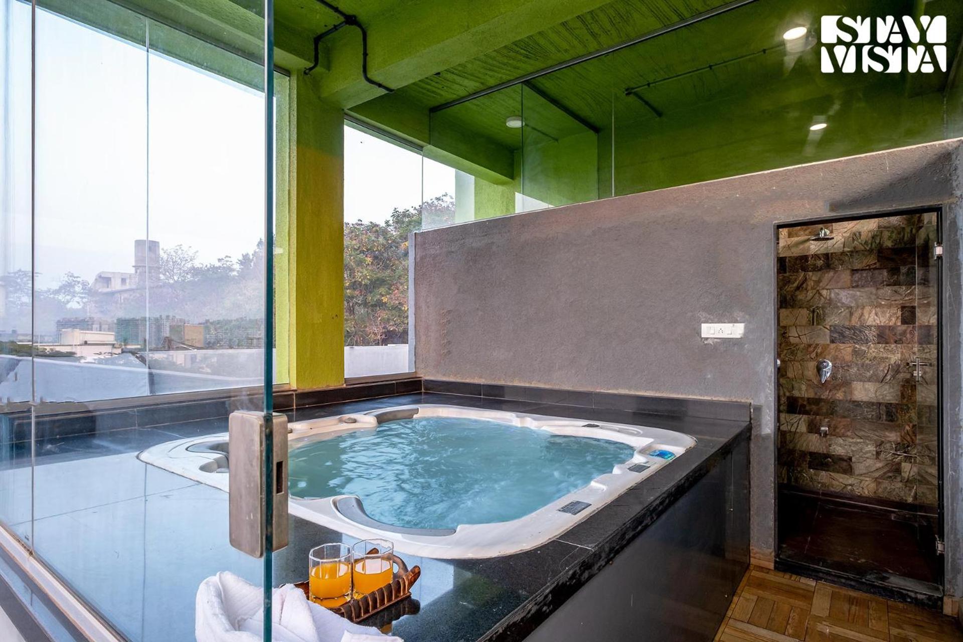 StayVista's Horizon Hues - Villa with Terrace Jacuzzi, Games & Theatre Room