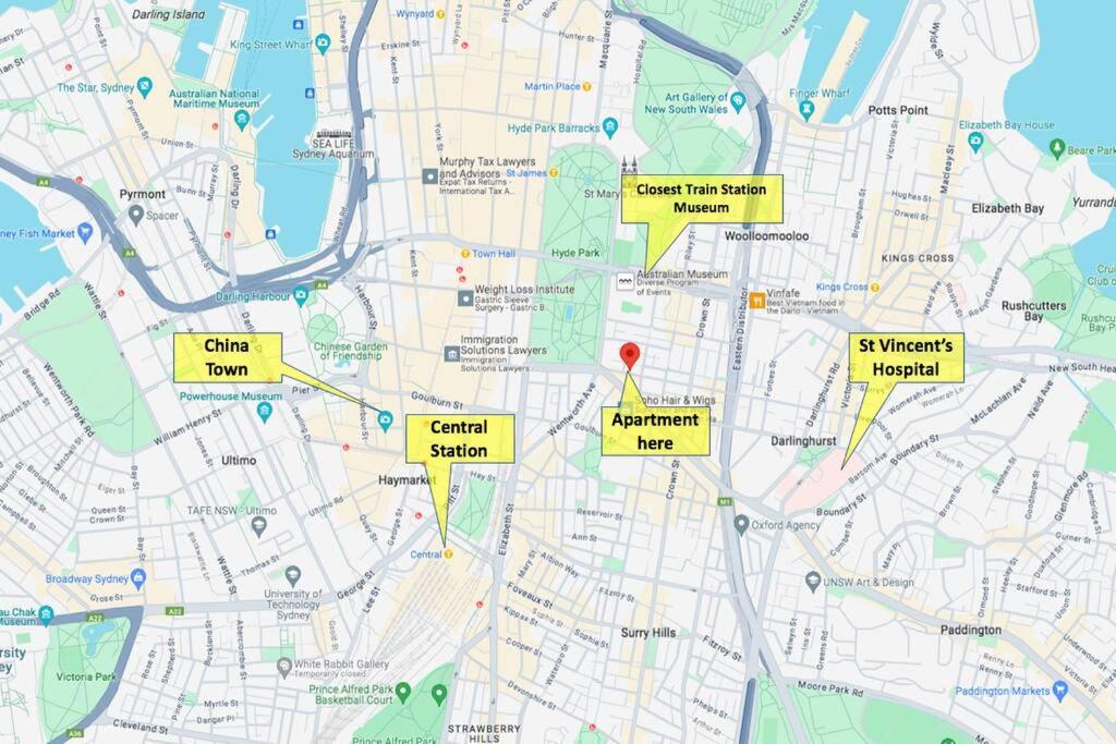 BEST Location! Darlinghurst Studio - balcony - AC