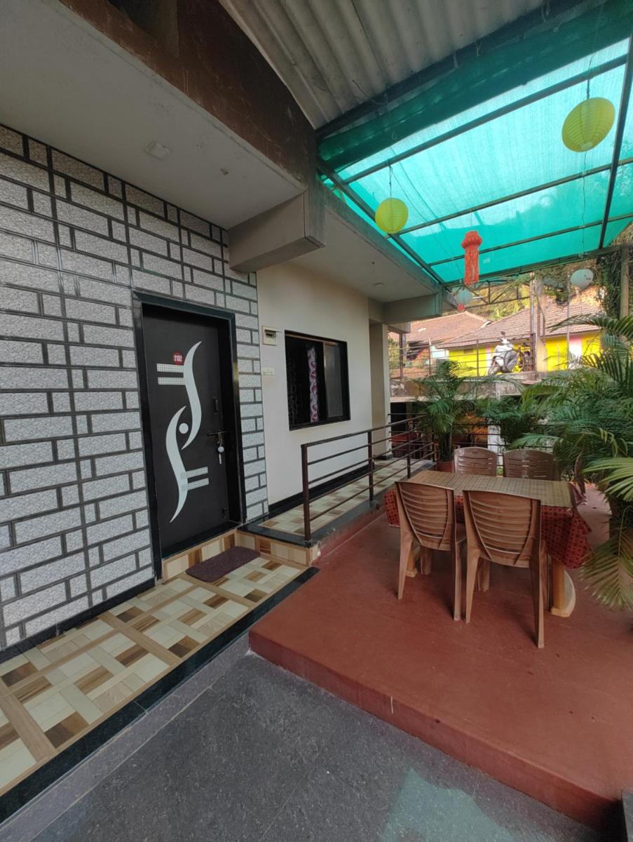 outdoor BBQ area