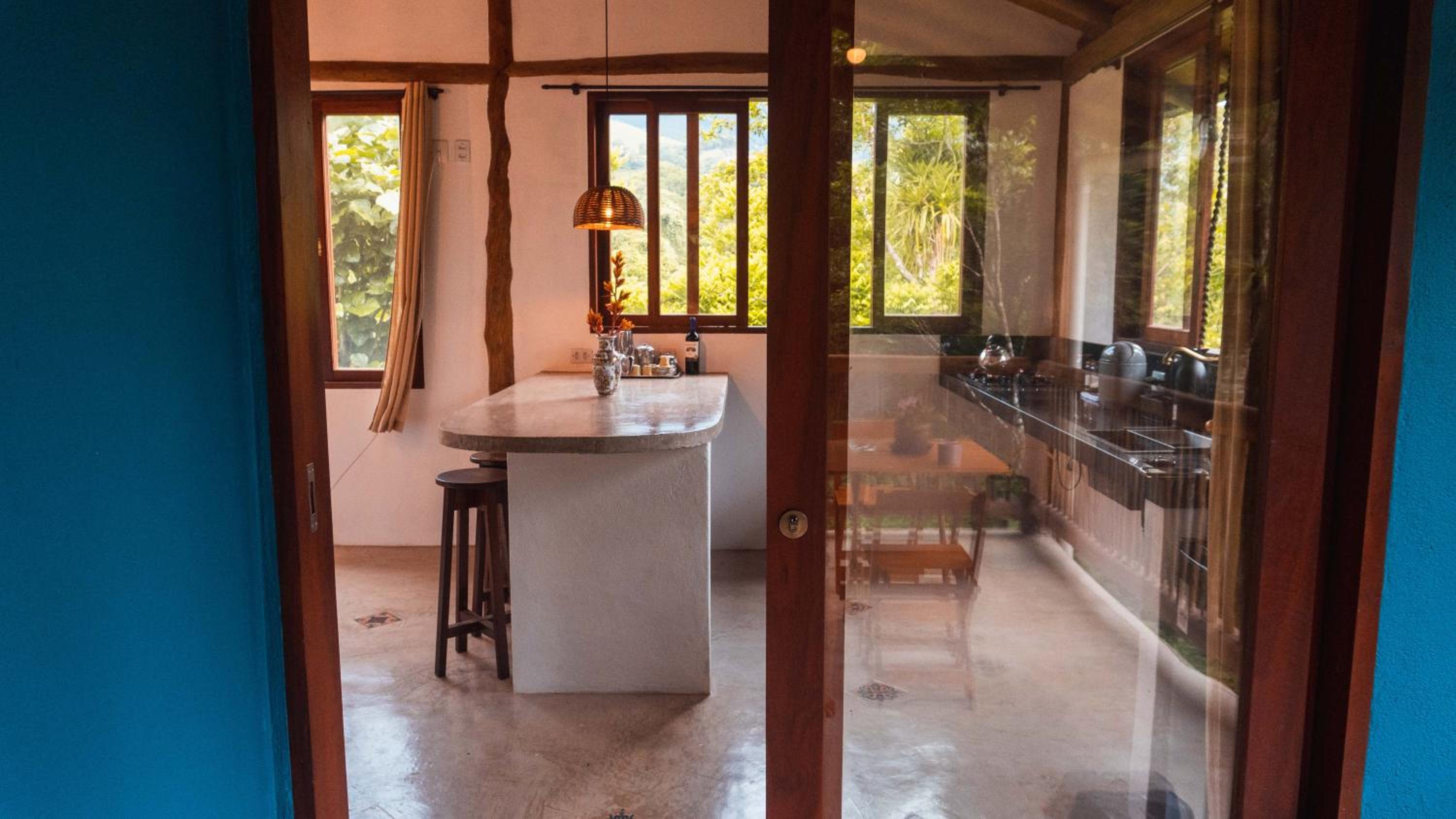 Ecocasa azul - Chalé na mata