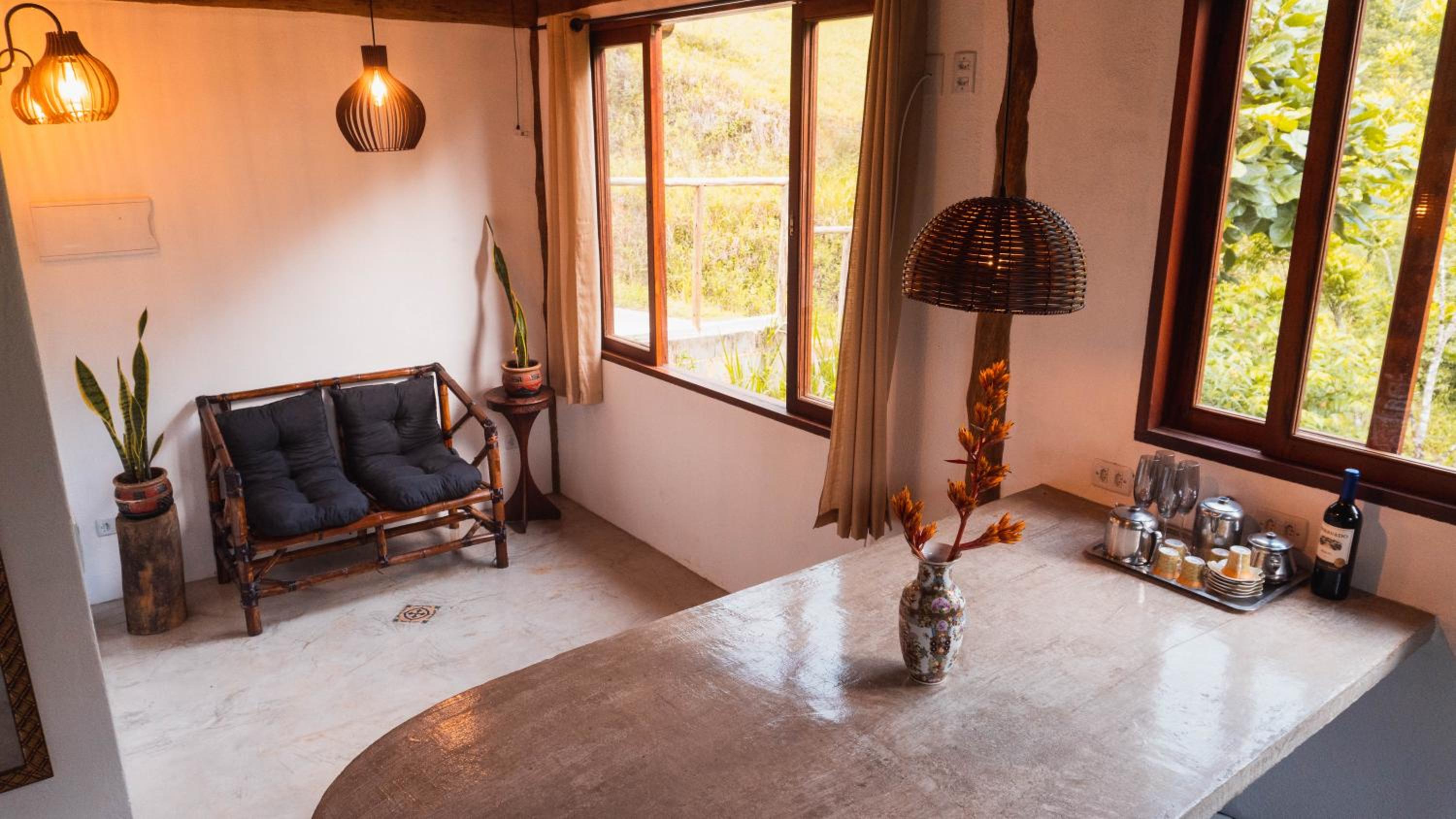 Ecocasa azul - Chalé na mata