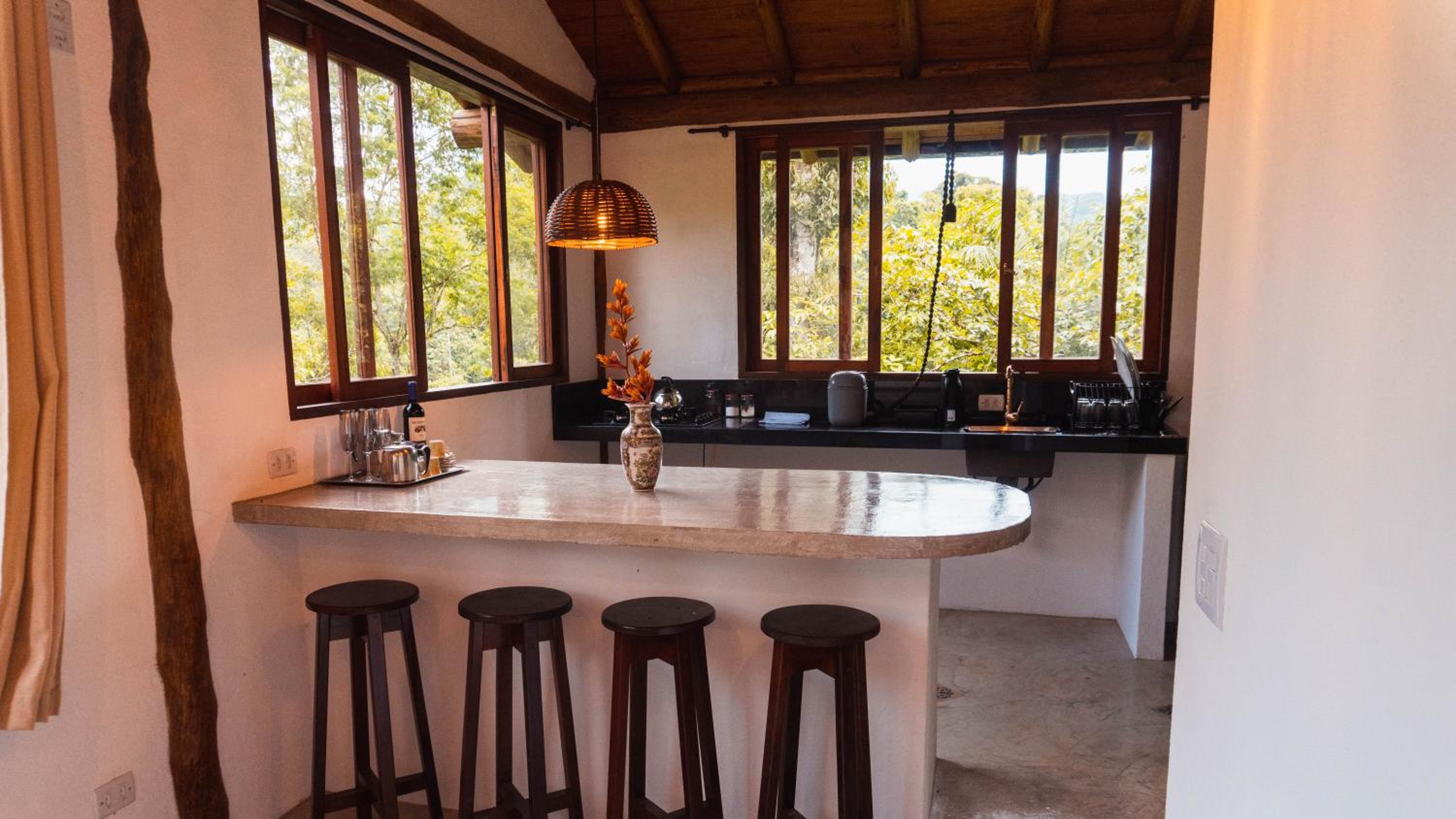 Ecocasa azul - Chalé na mata