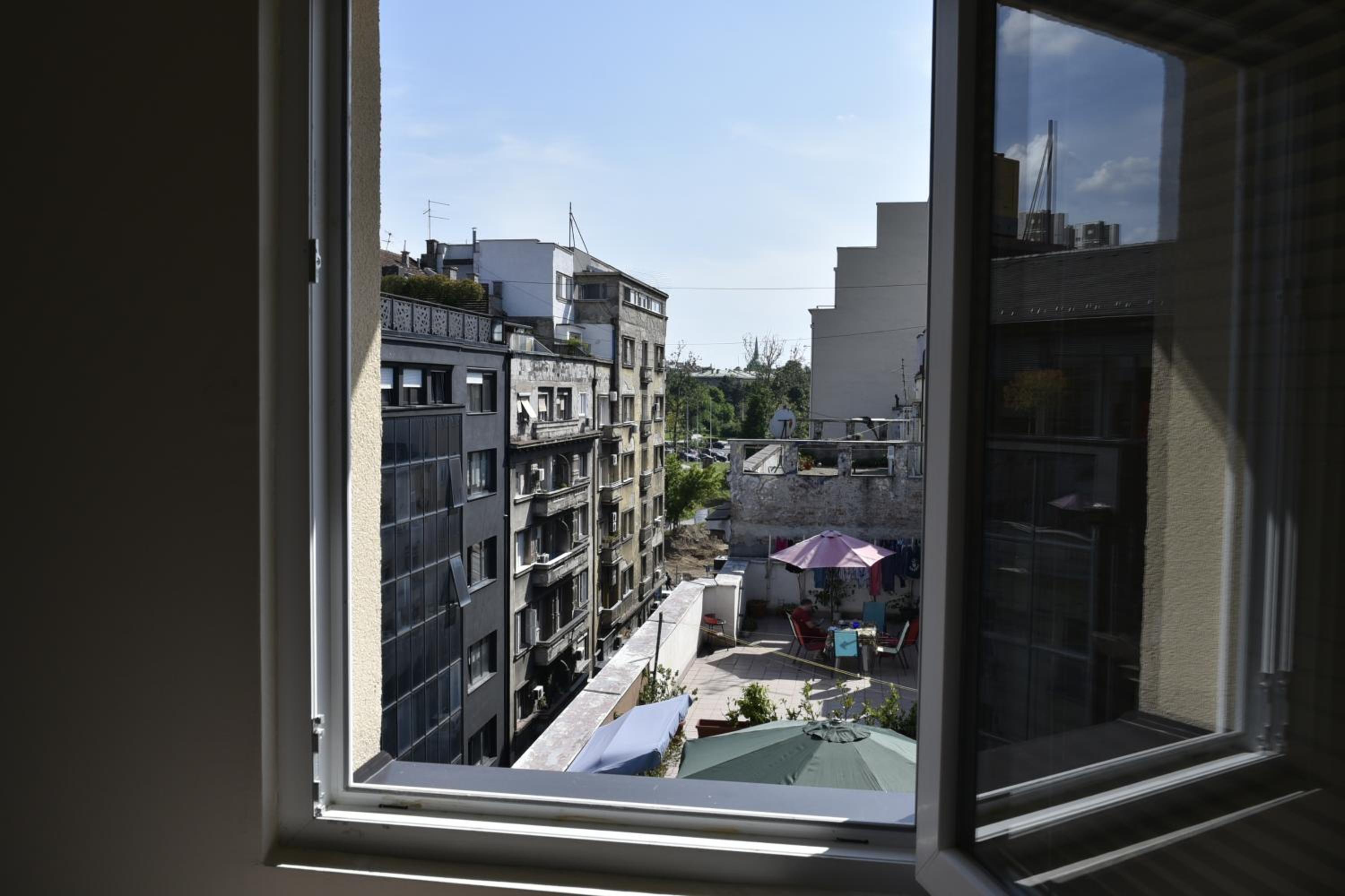 Belgrade Center Parliament View