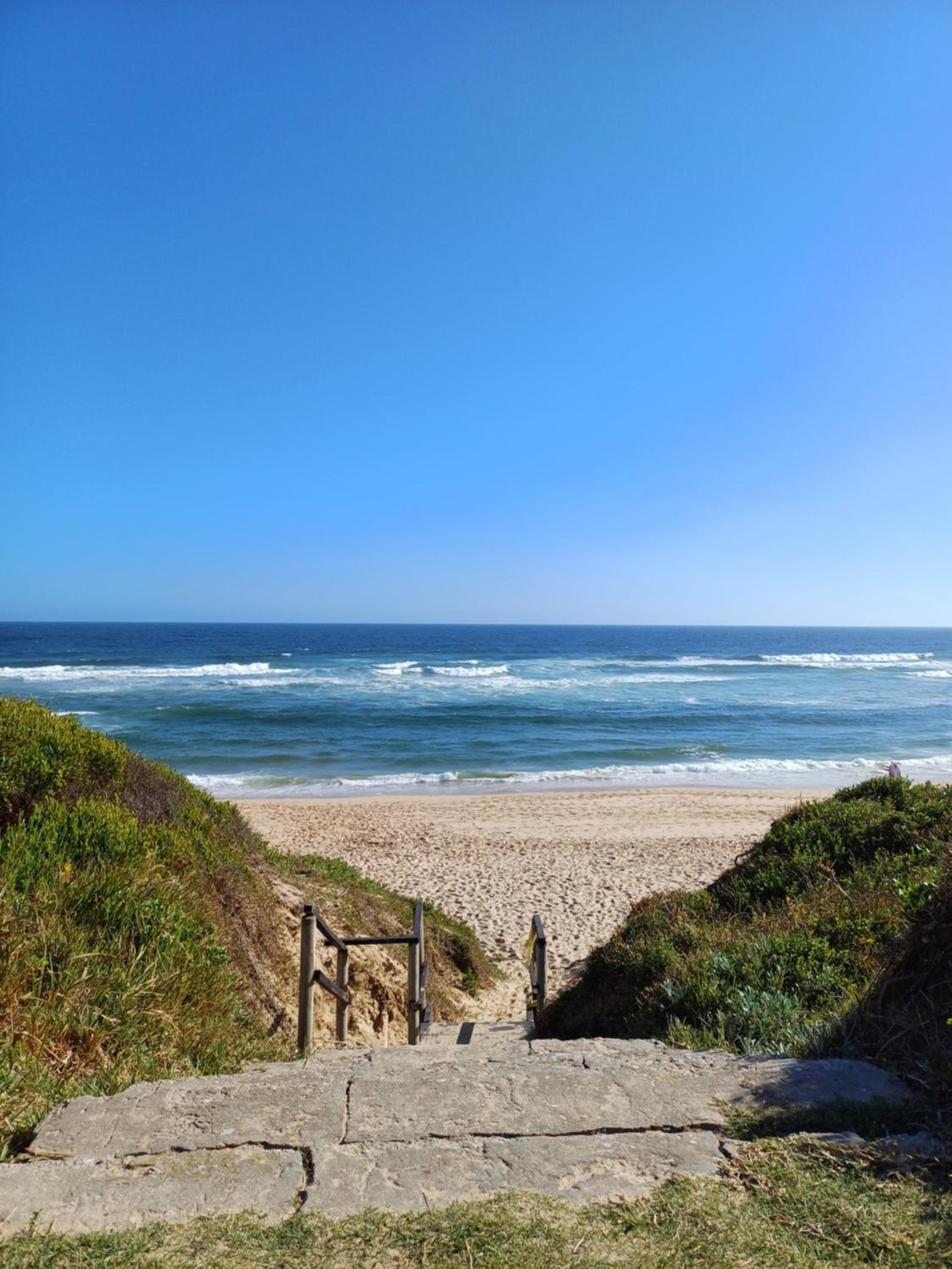 Ocean at doors step