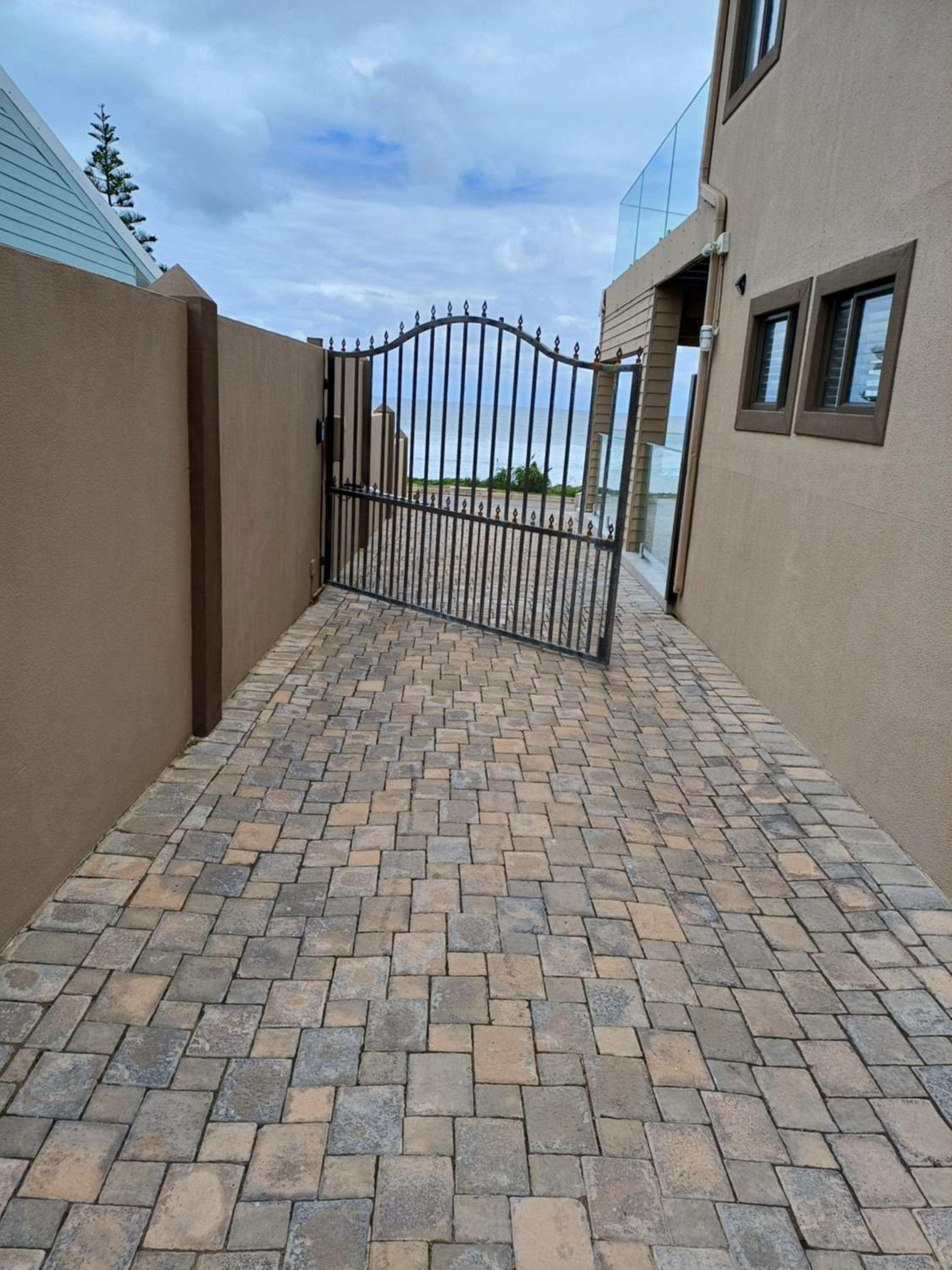 Ocean at doors step