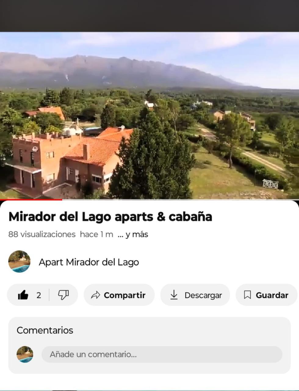 Mirador del lago apart y cabañas- exclusivo adultos