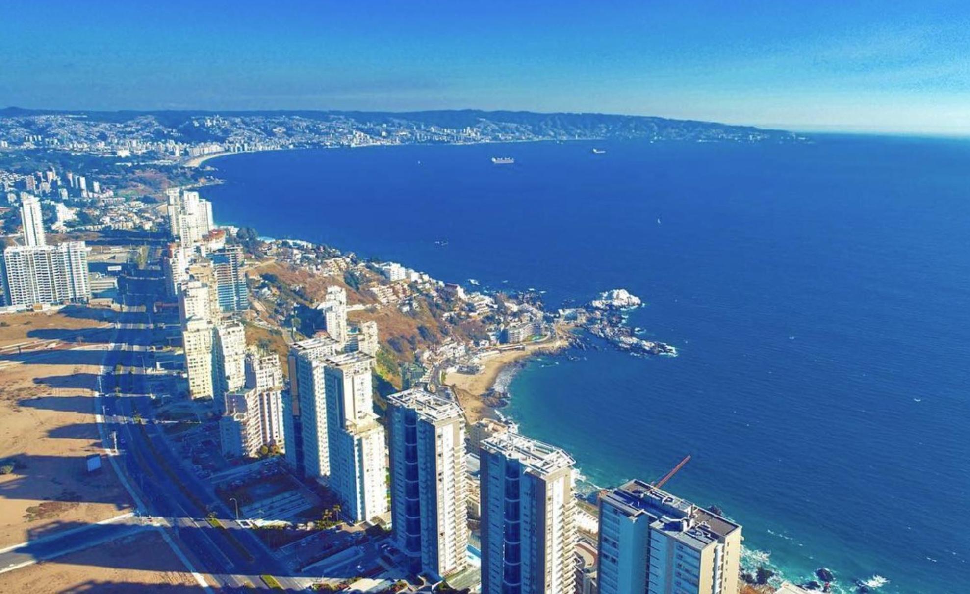 Departamento con vista al mar en viña del mar - Reñaca Concon - chile