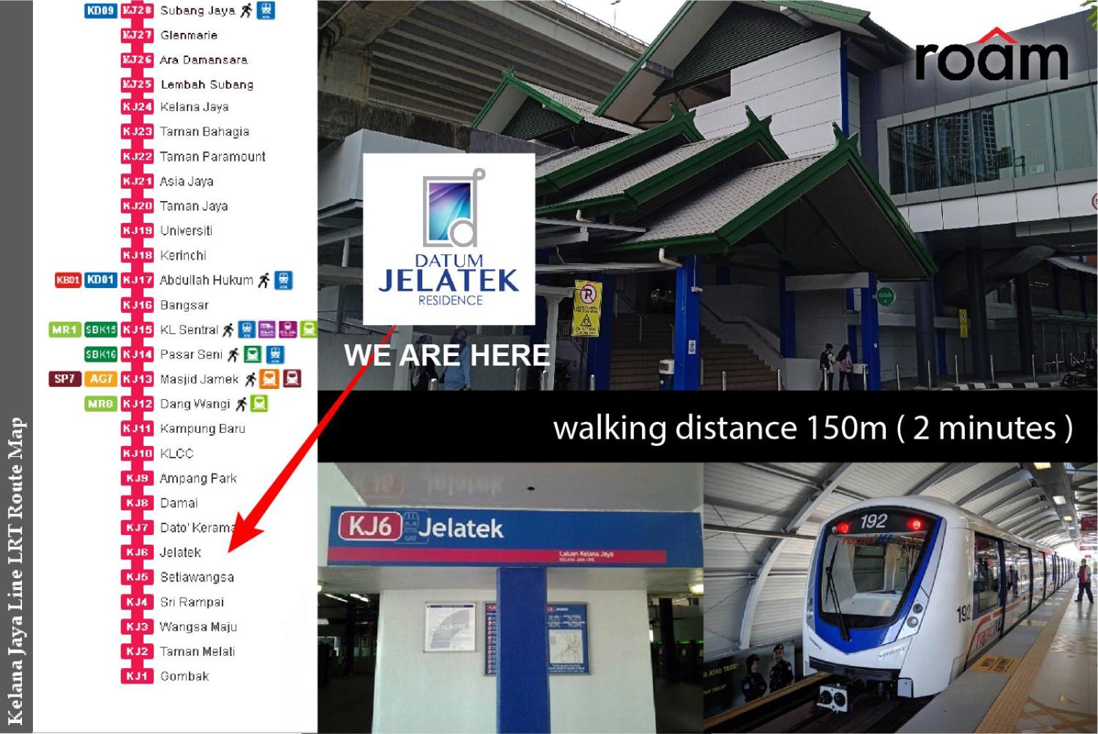 Datum Jelatek Sky Residence Kuala Lumpur, Roam