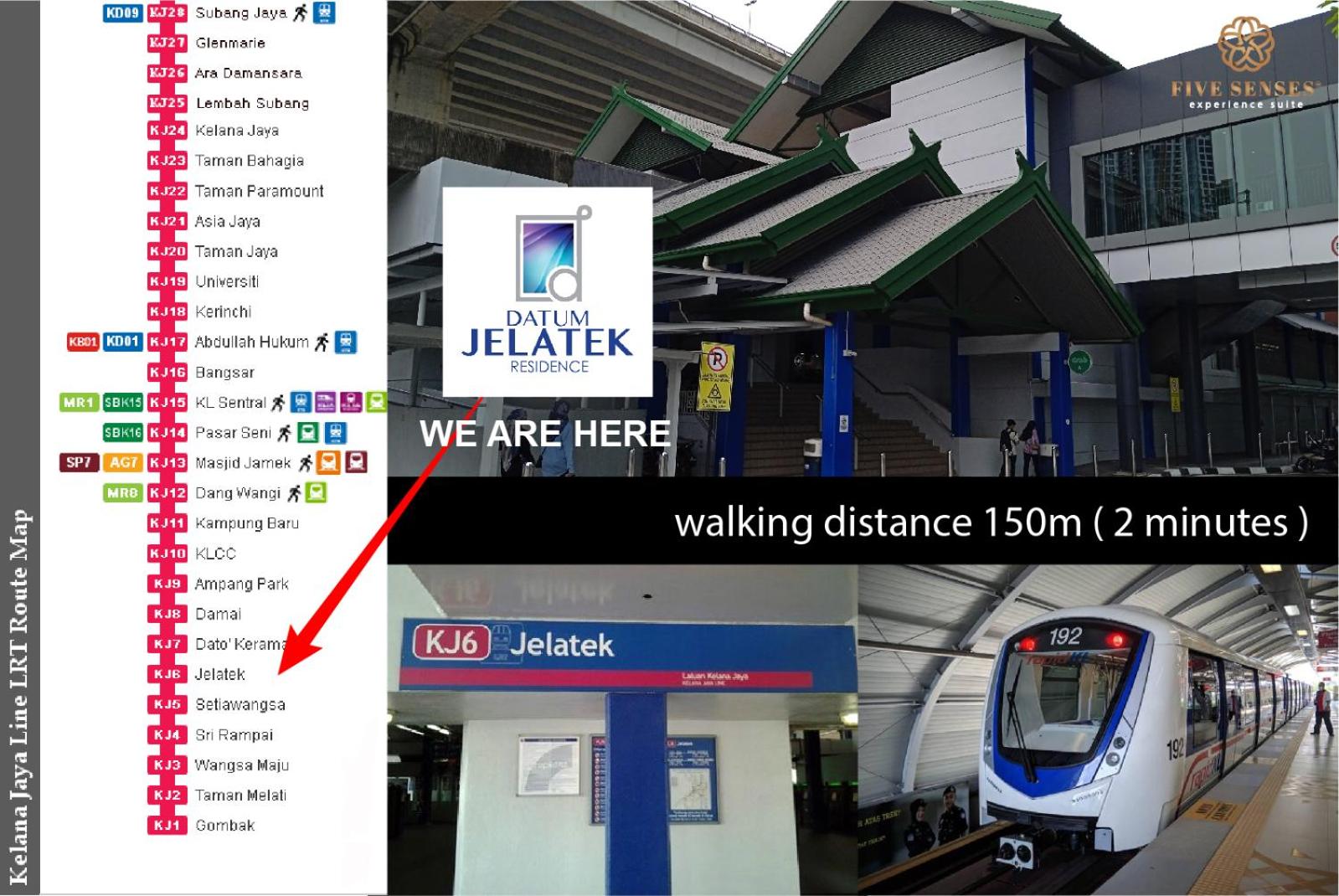 Datum Jelatek Sky Residence KLCC, Five Senses