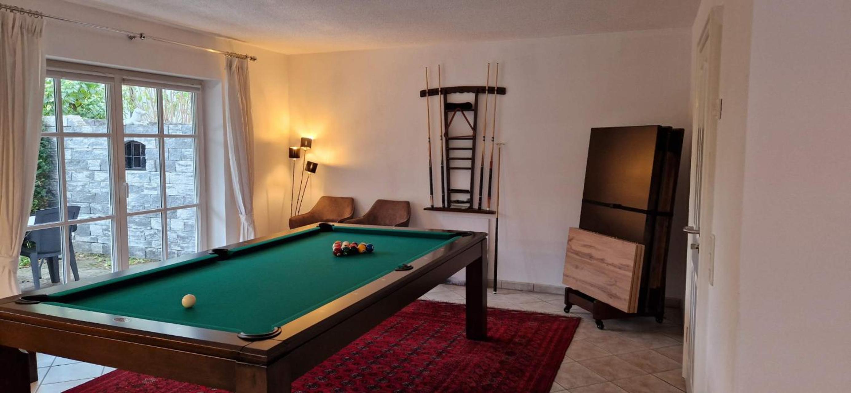 Ferienhaus Weilheim mit Garten Spiel und Spass