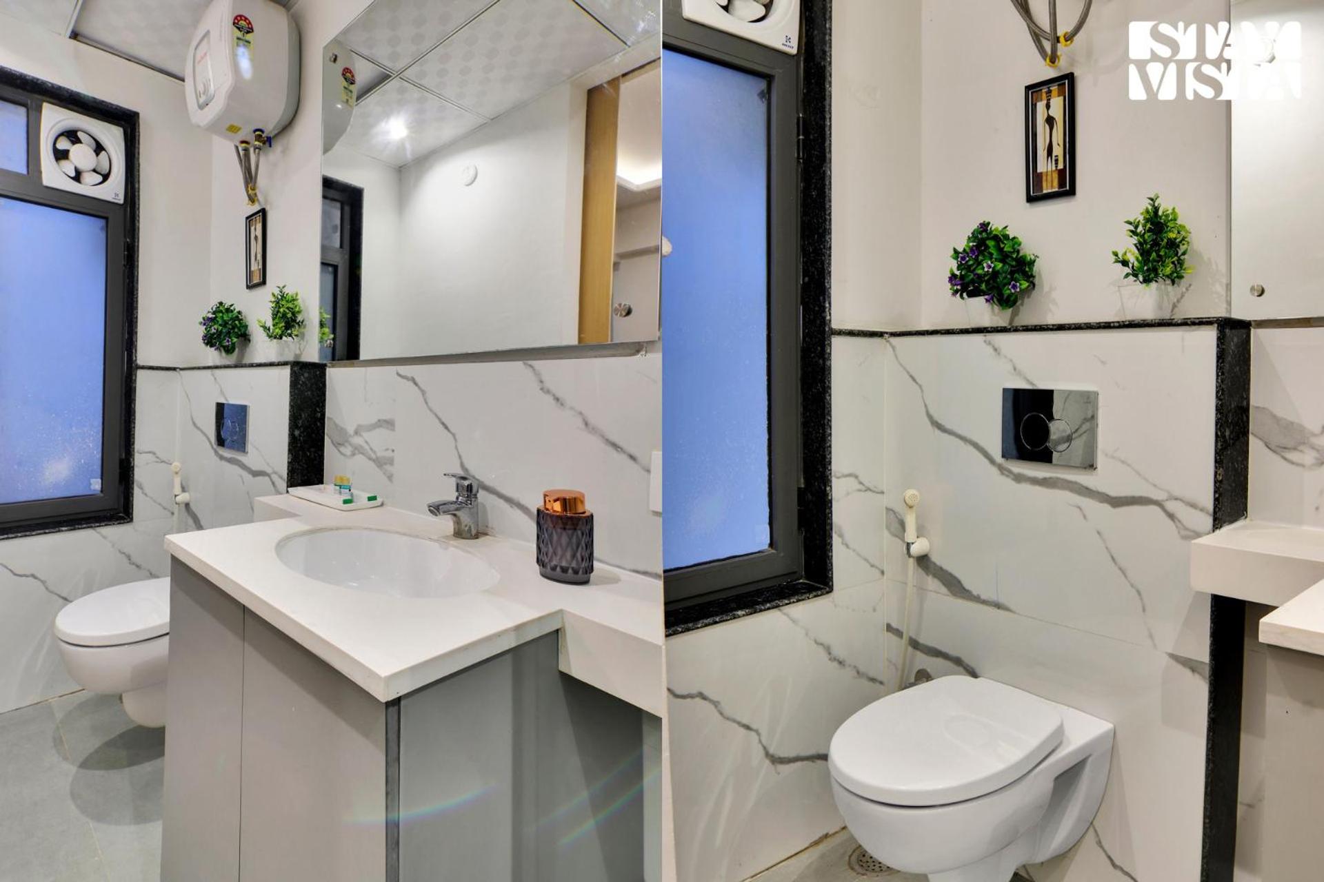 StayVista's Skyline Studio Apartments - Urban Oasis with Terrace, Gym & Bar