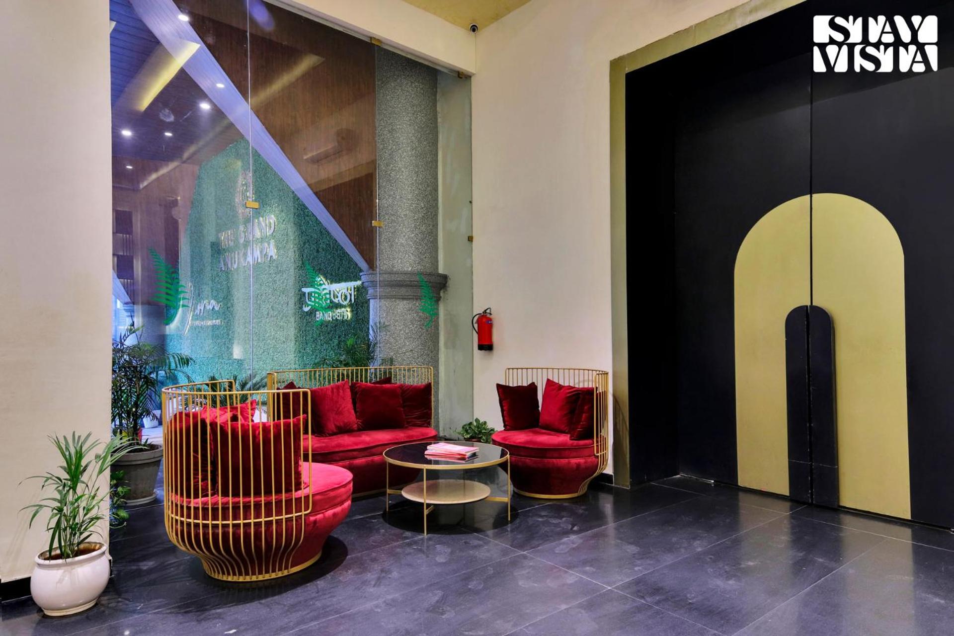 StayVista's Skyline Studio Apartments - Urban Oasis with Terrace, Gym & Bar