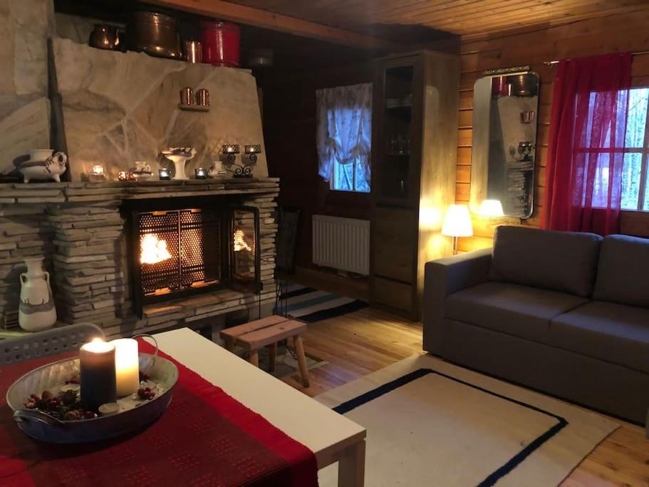Lakeside Log Villa Edith