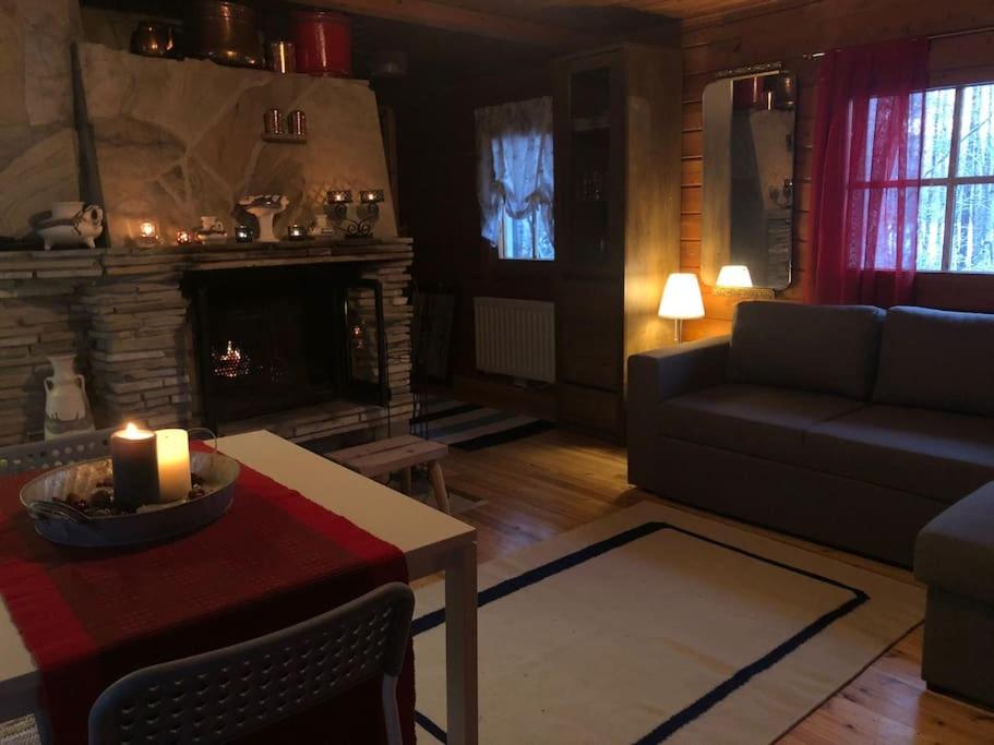 Lakeside Log Villa Edith