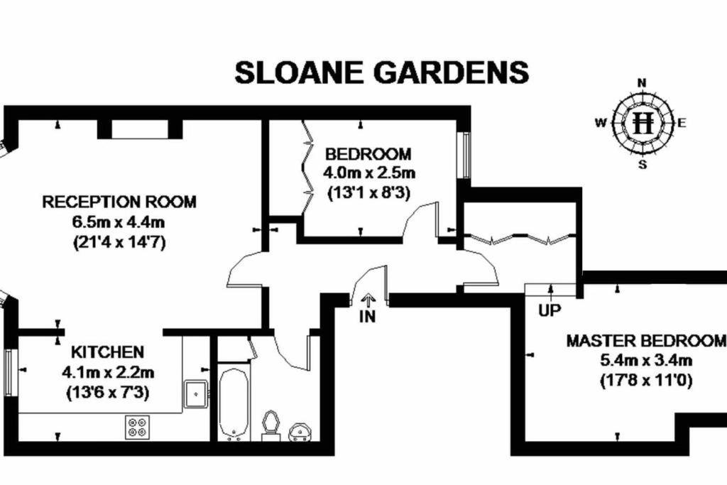 Fabulous 2 bed flat moments from Sloane Square