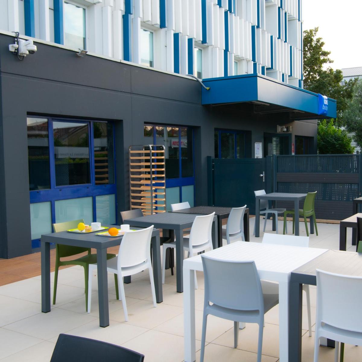 outdoor BBQ area