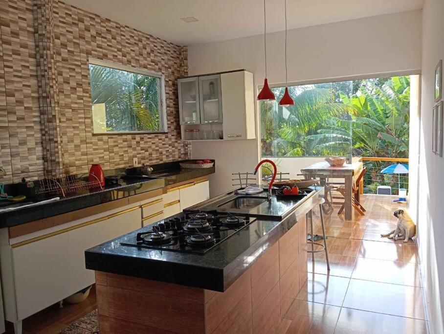 Casa temporada com piscina em Santa Cruz Cabrália