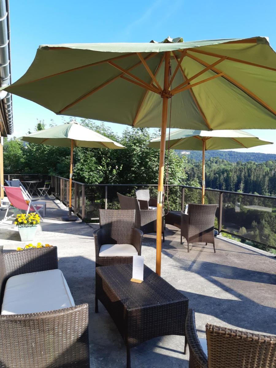 outdoor BBQ area