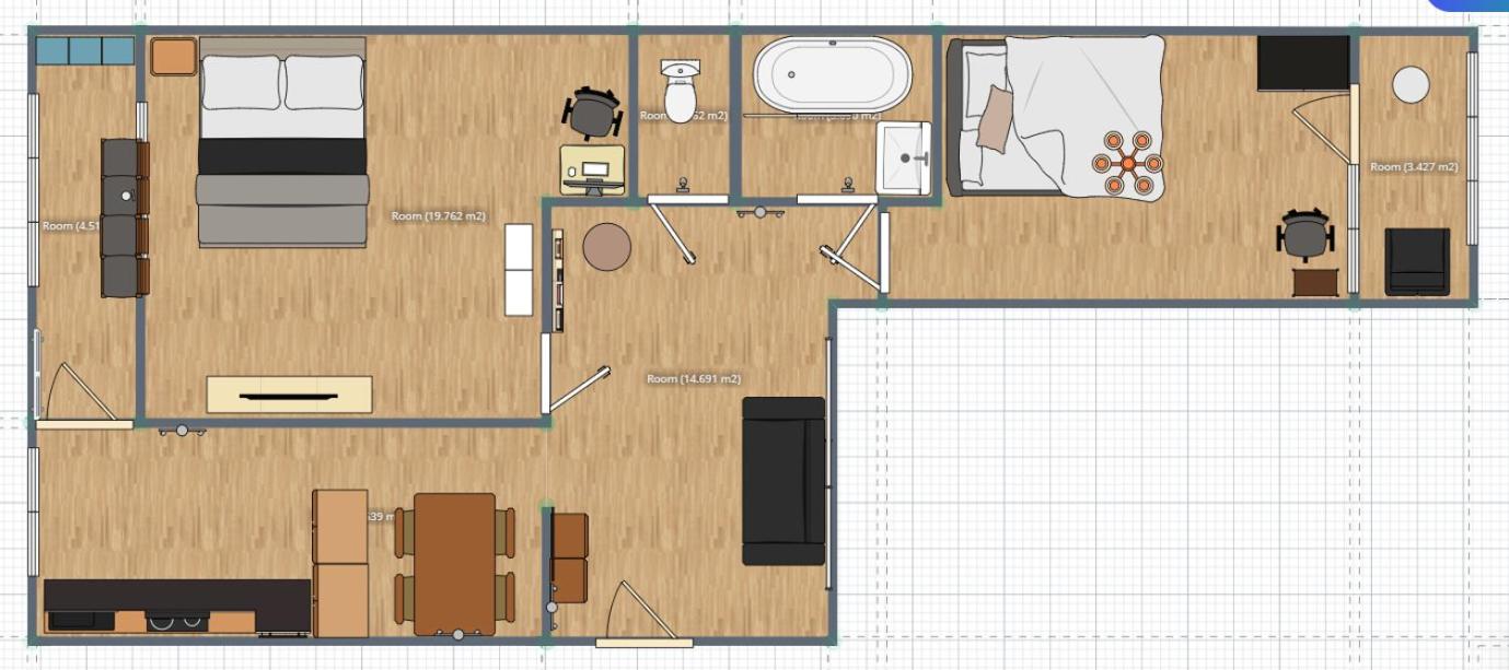 Modern Traditional apartment