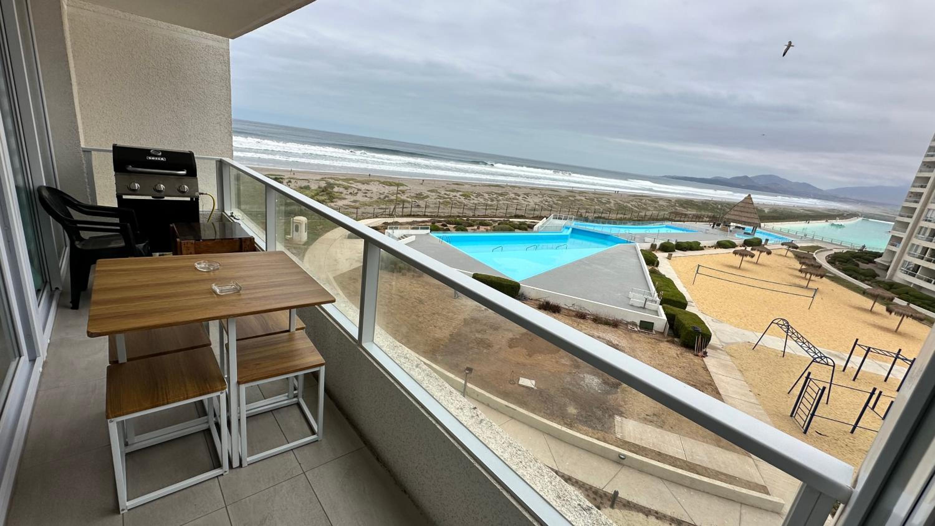 Dpto en Resort Laguna del Mar frente al mar 2D2B