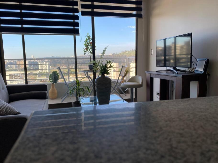 Hermoso Departamento con excelente vista, a pasos de la Quinta Vergara, cercano a Reloj de Flores y Playa Caleta Abarca
