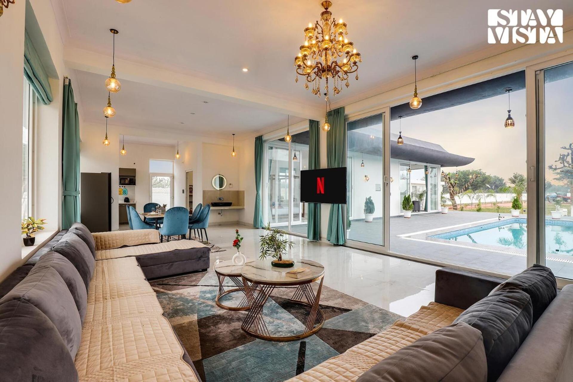 StayVista's Kundan Villa - Pet-Friendly Villa with Sprawling Lawn, Outdoor Pool view 2