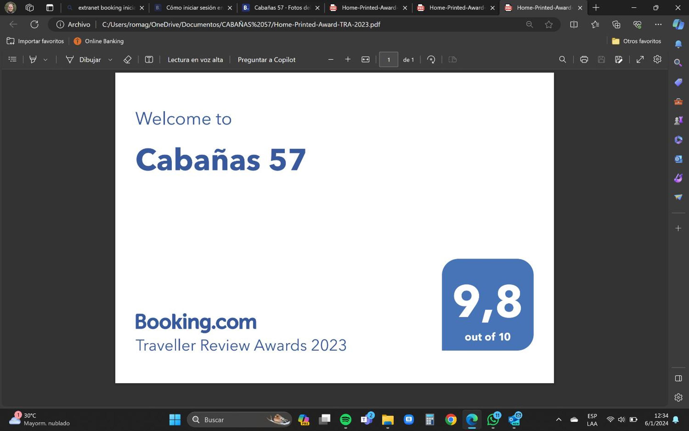 Cabañas 57