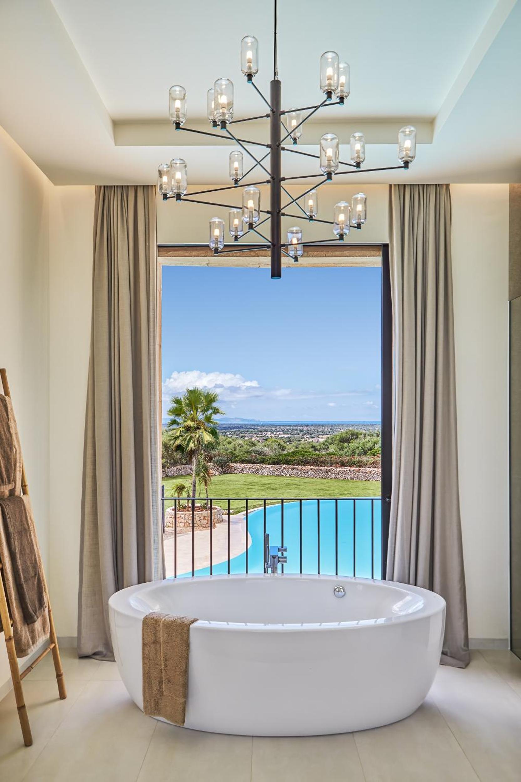 super luxury villa biggest pool Mallorca's