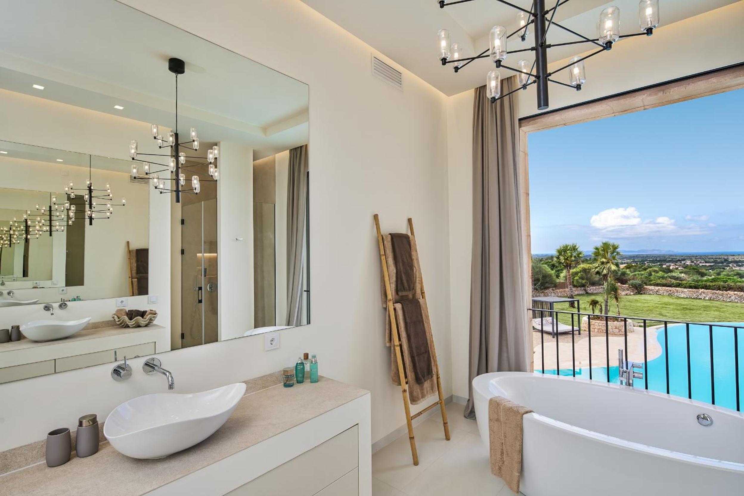 super luxury villa biggest pool Mallorca's