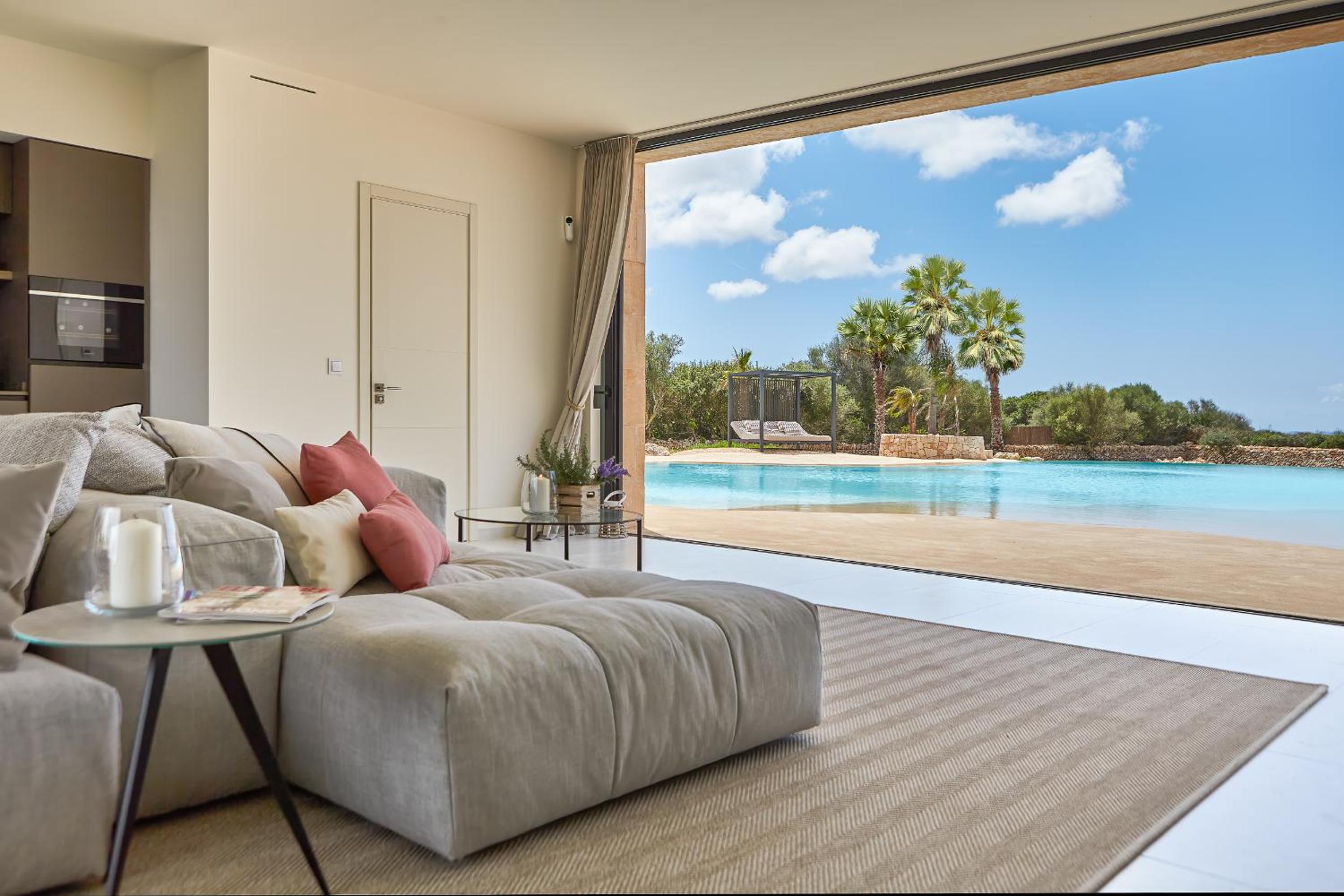 super luxury villa biggest pool Mallorca's