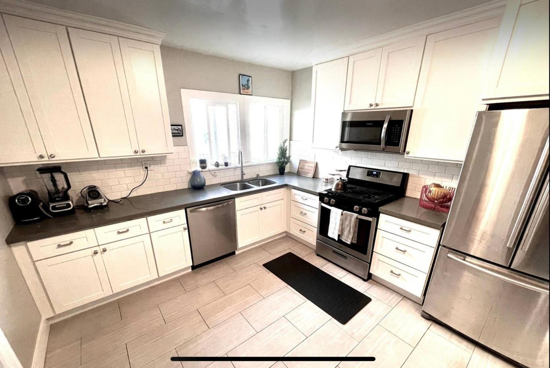 deluxe double bedroom in a central two bedroom duplex