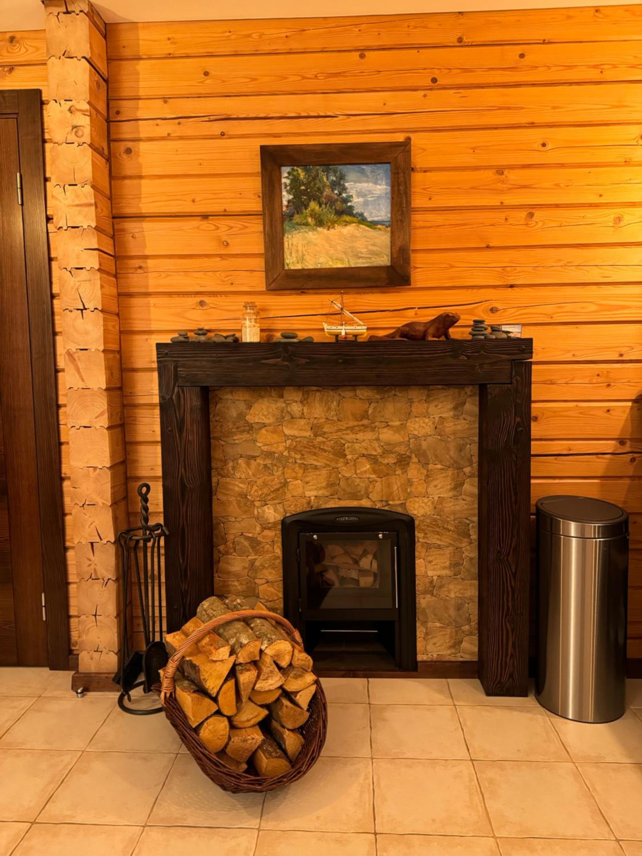 Romantic cozy house Kirzacinas pirts with sauna close to seaside