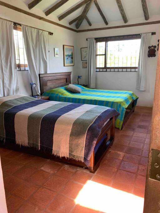 Acogedora cabaña con bella vista a las montañas de Villa de Leyva