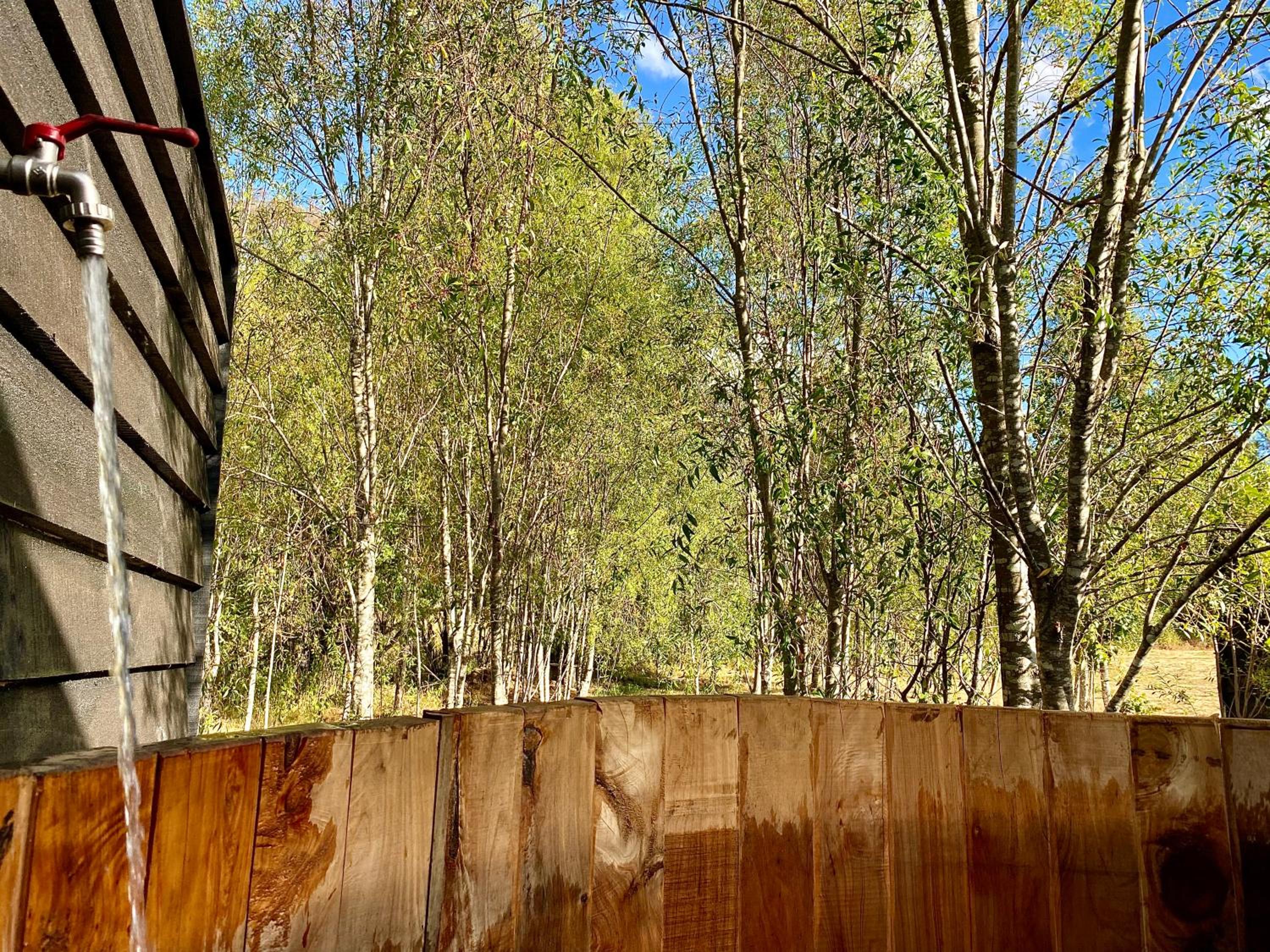 Refugio 14 with hot tub in the forest