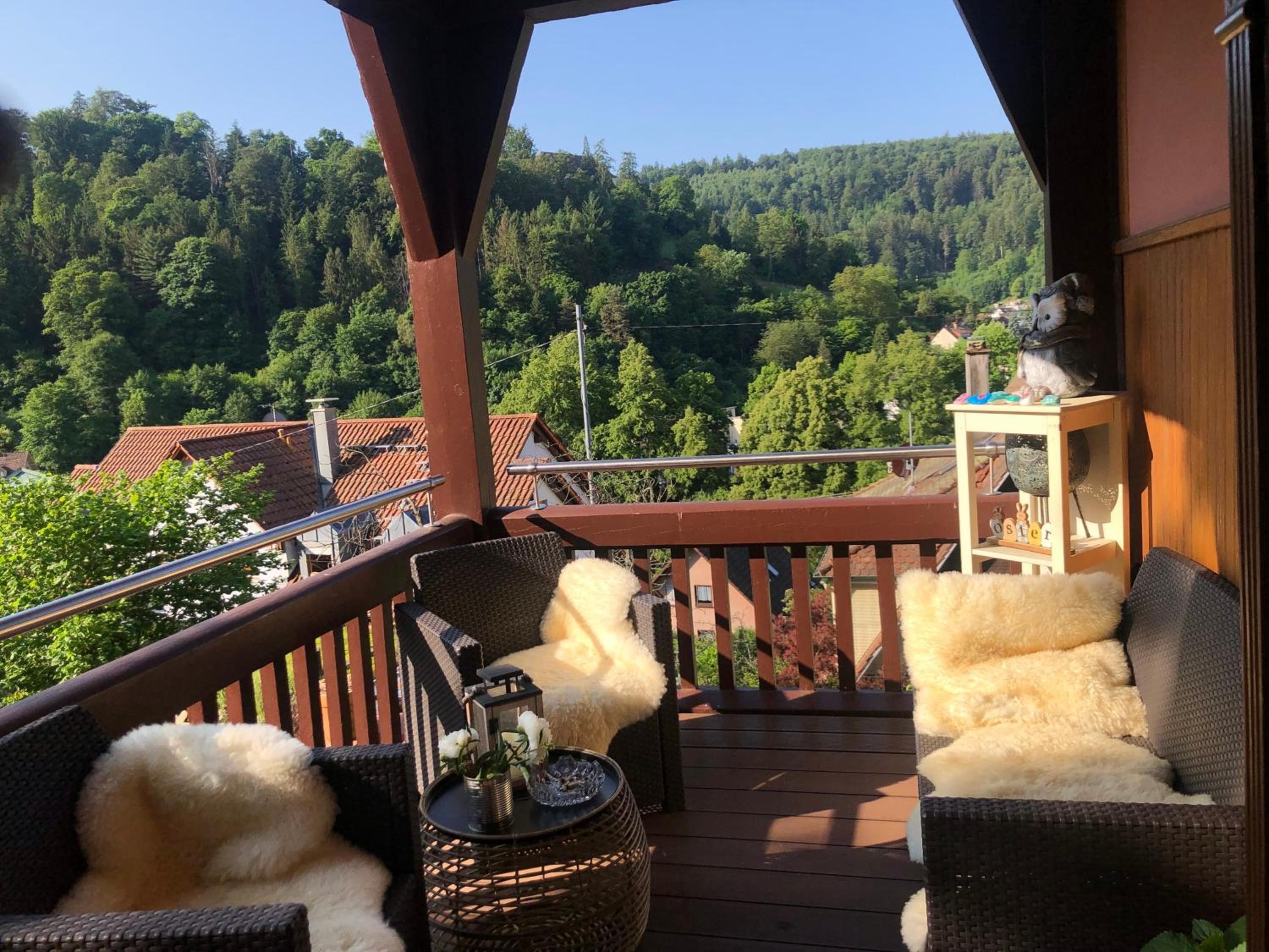Familienglück im Schwarzwaldhaus mit Schlossblick
