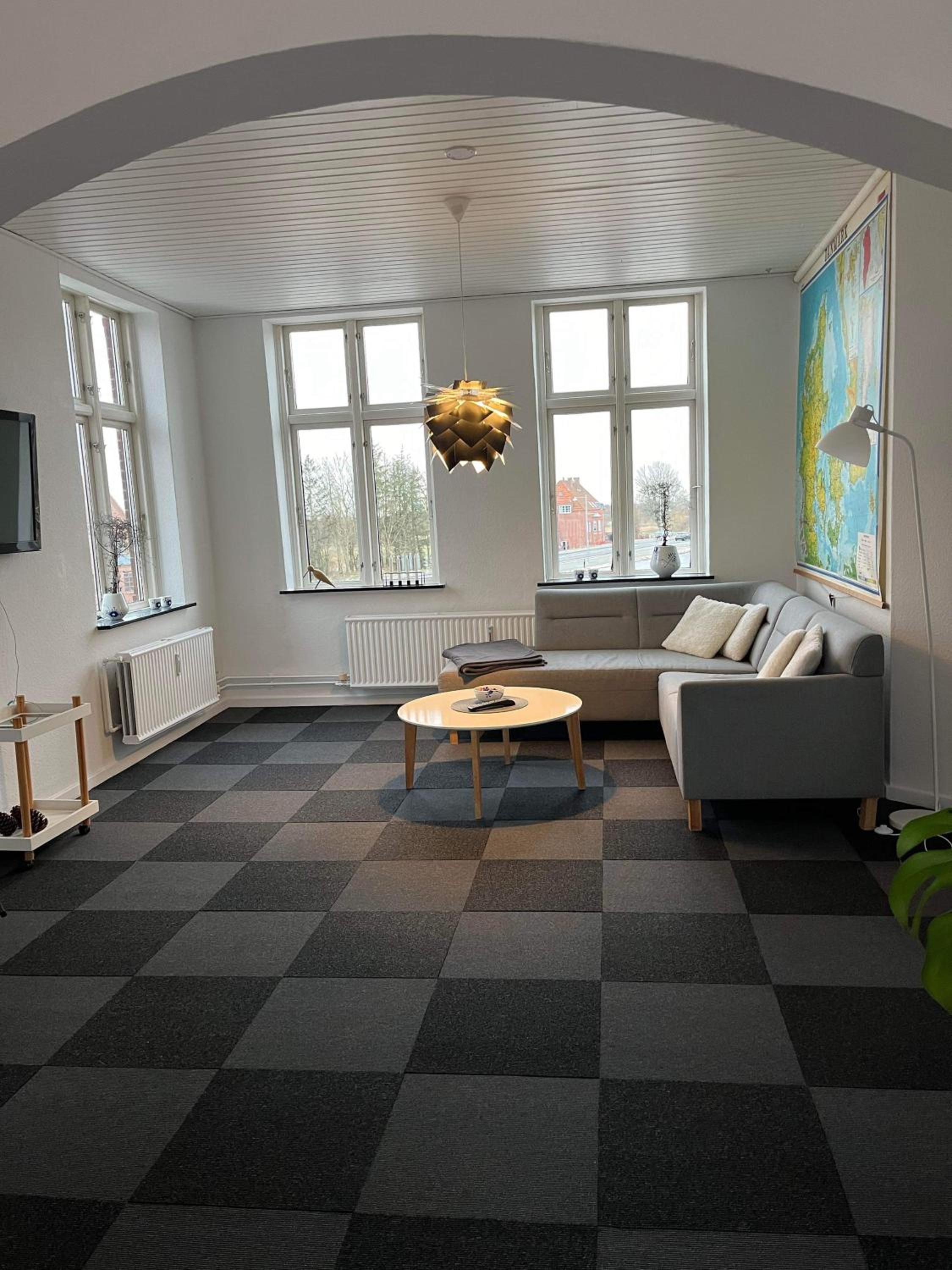 Tønders bedste udsigt et værelse stue spisestue køkken badeværelse