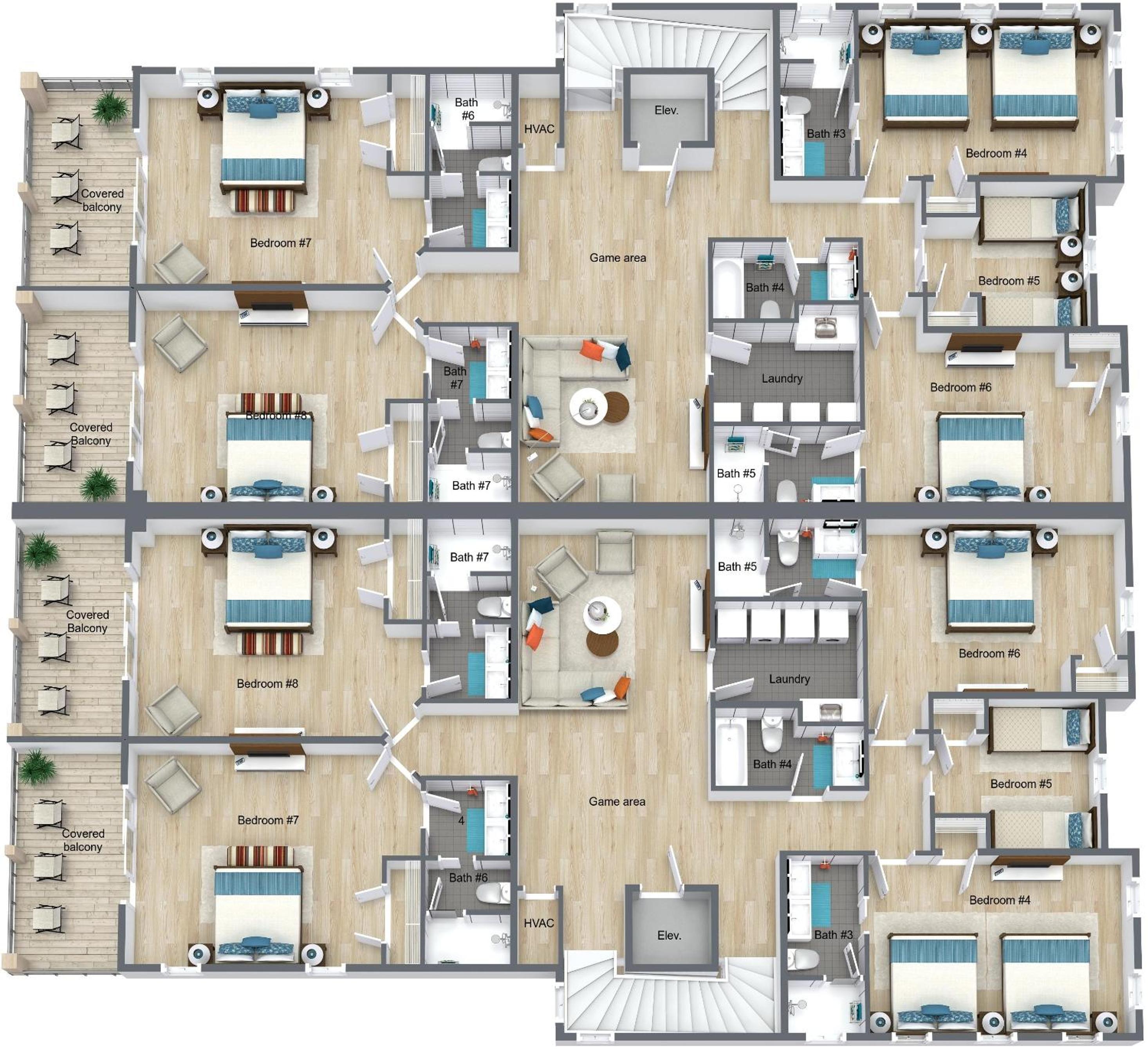 Seaside East And West 2 Properties - 24 Bedrooms view 3